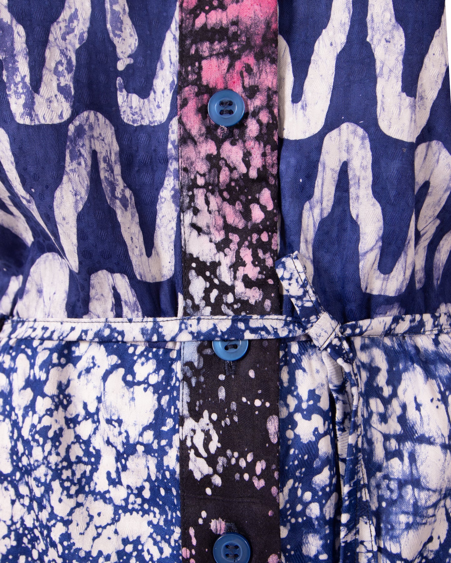 GUILLOTINE x WALDMAN Monarch All in One Jumpsuit blue|white