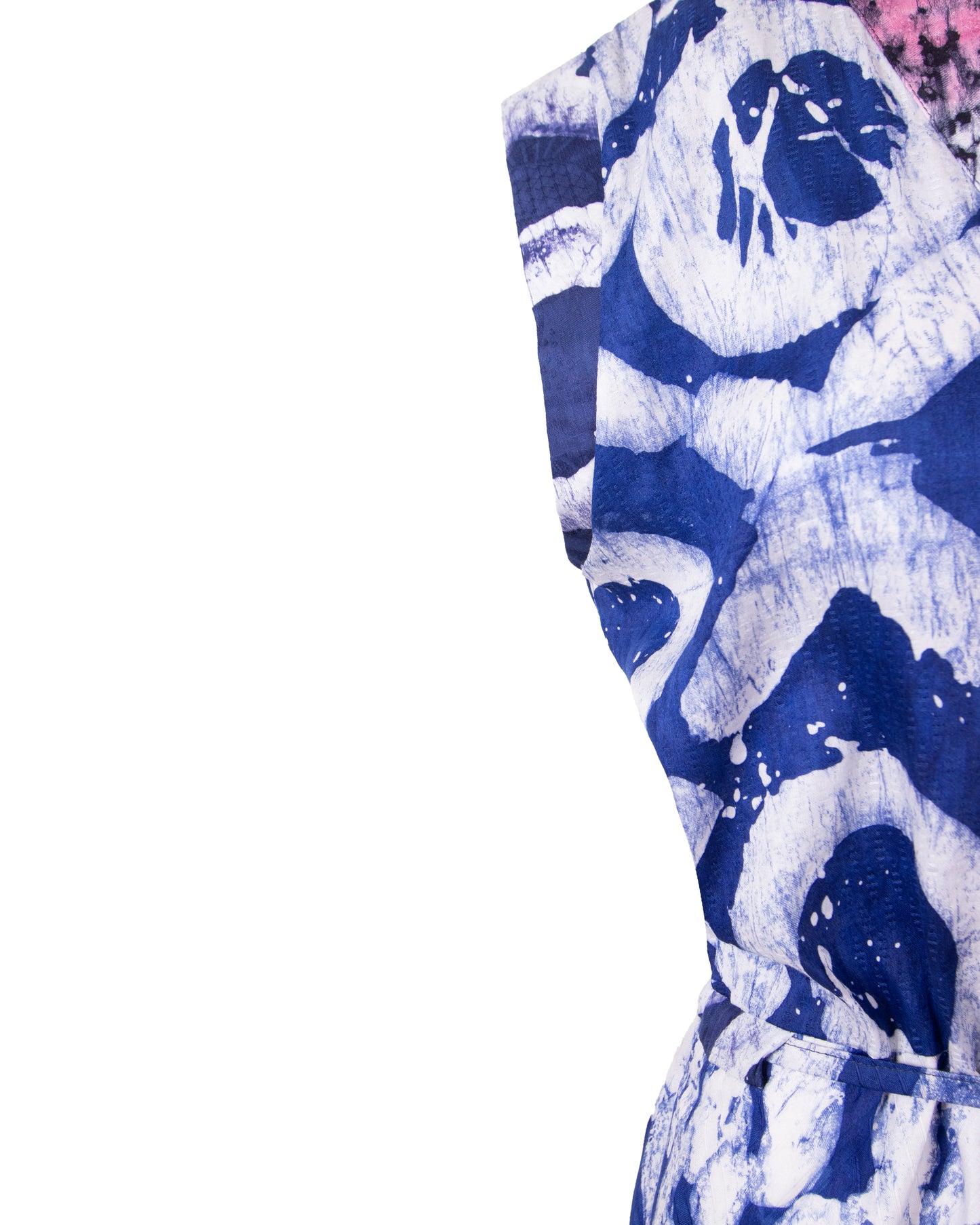 GUILLOTINE x WALDMAN Monarch All in One Jumpsuit blue|white