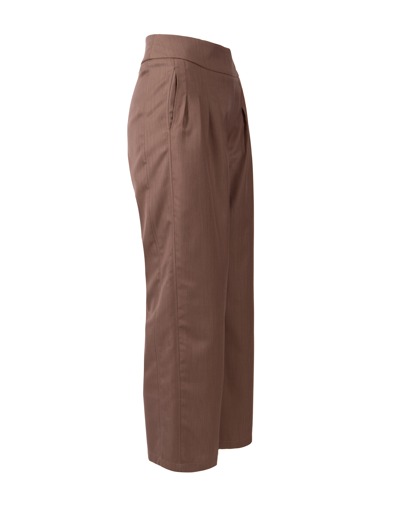 GUILLOTINE Camel Pleated Tailored Pants