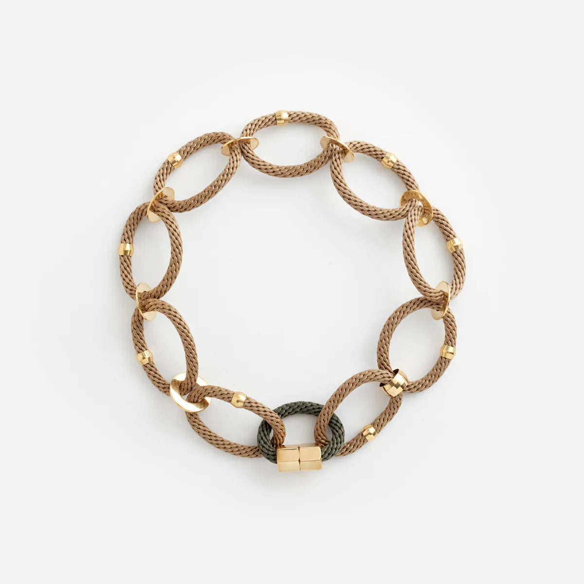 PICHULIK Circe Necklace Beige Olive