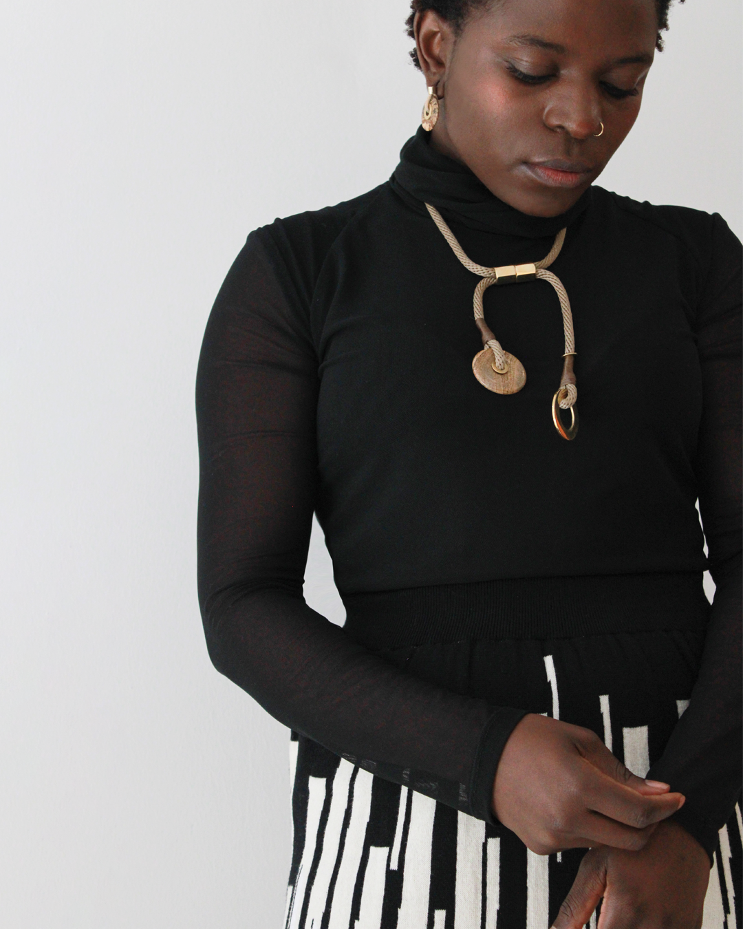 GUILLOTINE Roll Neck Deep Black