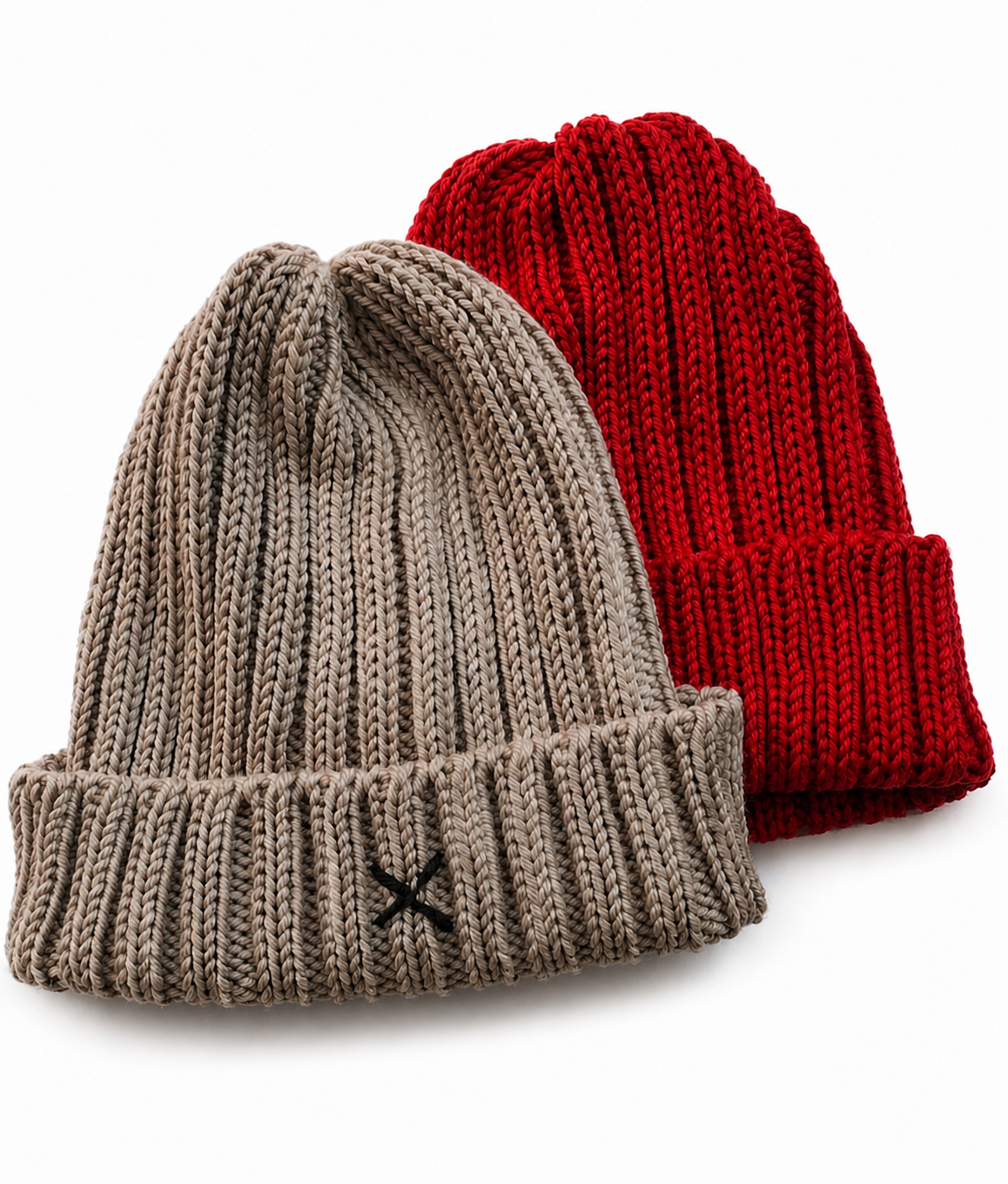 Wrapt x Guillotine | Merino Rib Beanie | Oatmeal