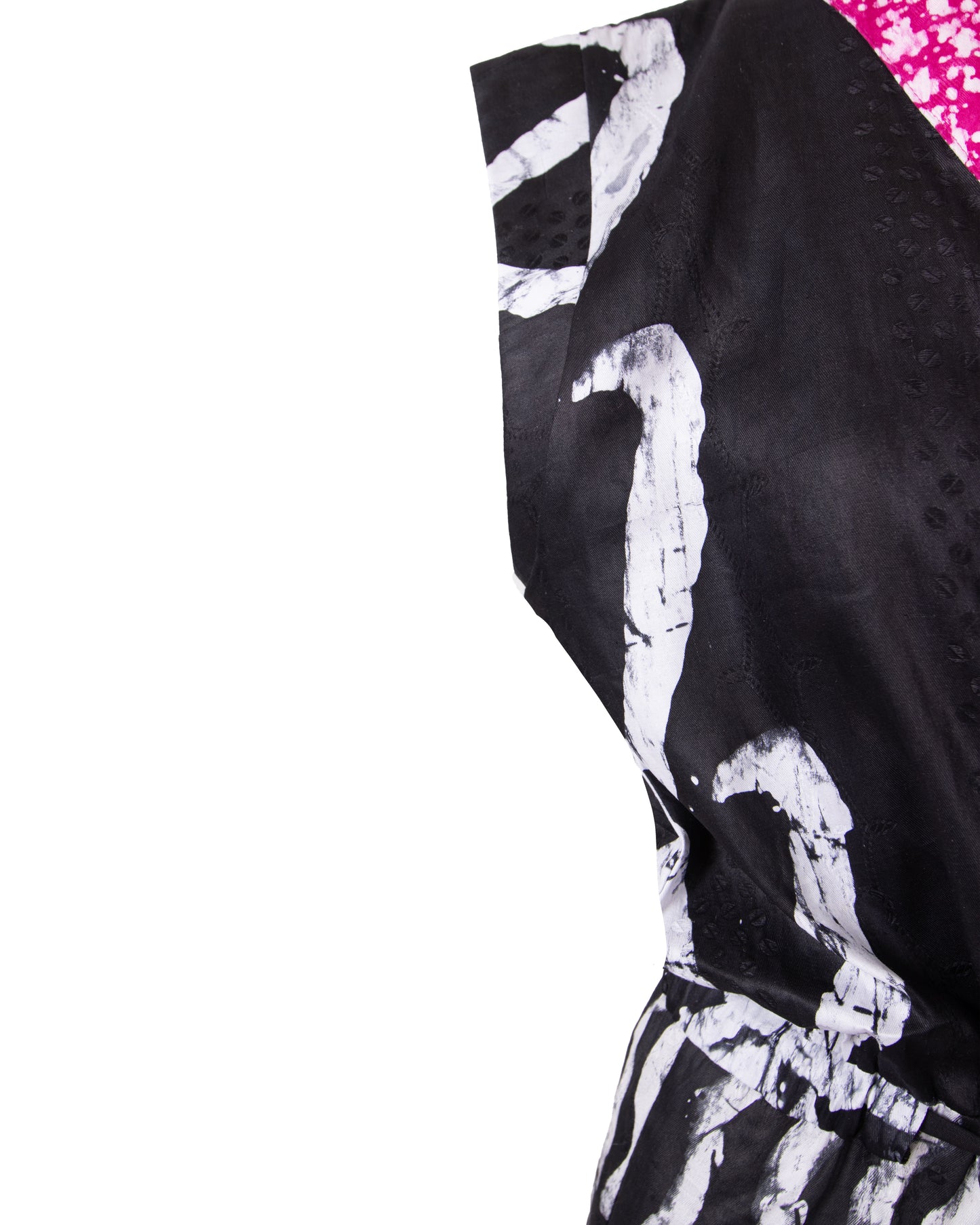 GUILLOTINE x WALDMAN Monarch All in One Jumpsuit black/white