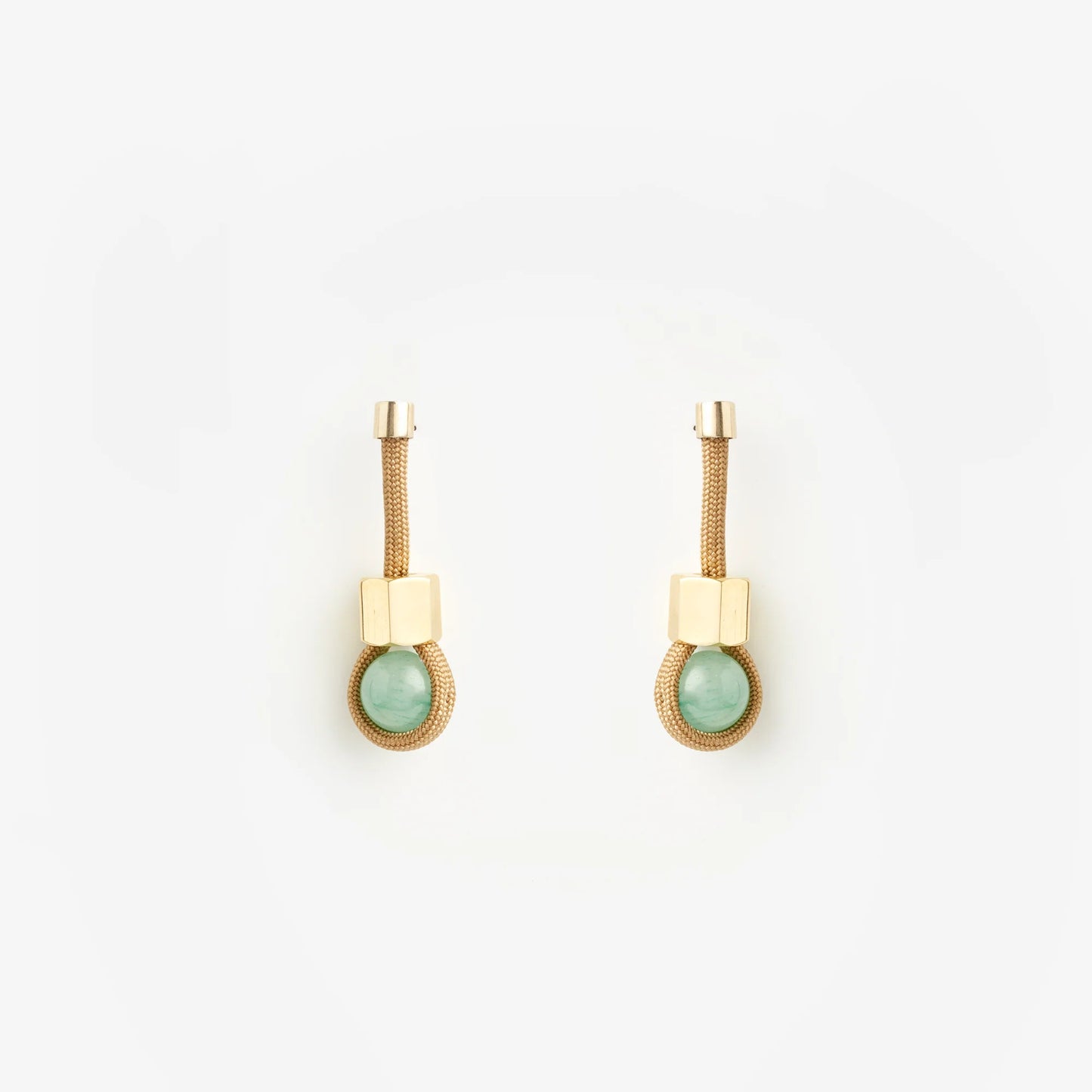 PICHULIK Attina Earrings- Khaki Aventurine