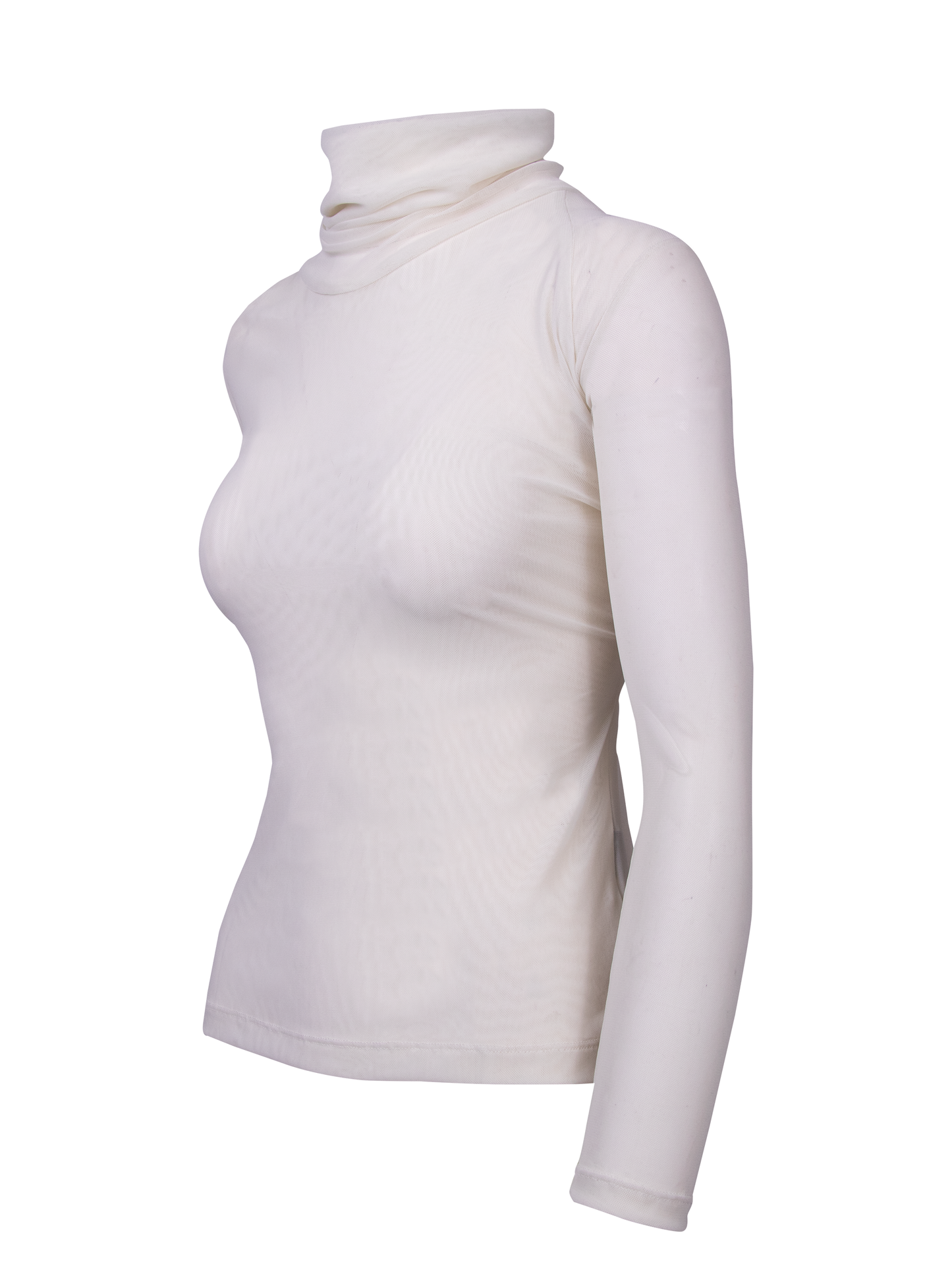 GUILLOTINE Roll Neck Ivory White