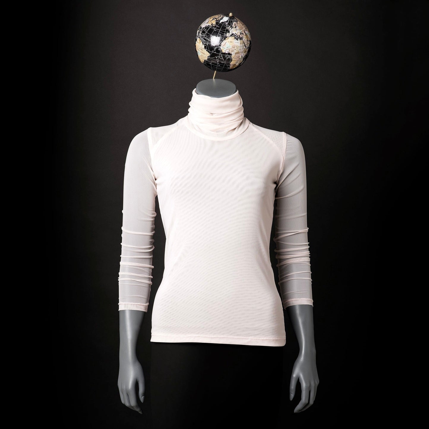 GUILLOTINE Roll Neck Ivory White
