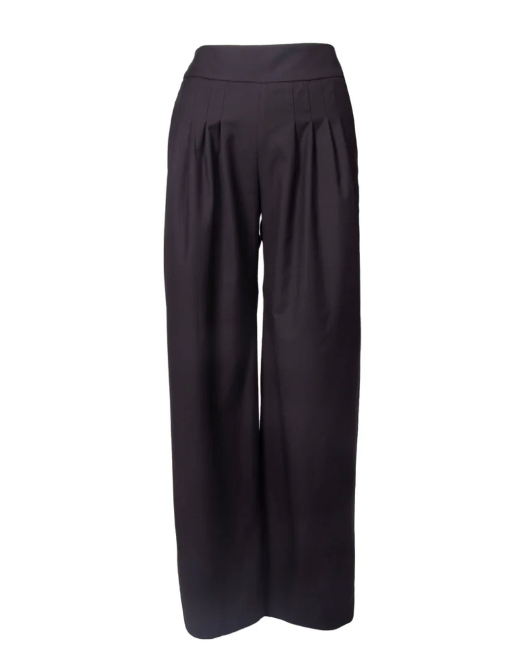 GUILLOTINE Black Pleated Tailored Pants