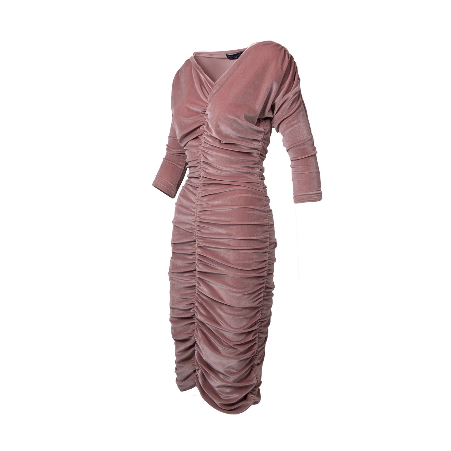 GUILLOTINE Shimmering Ruche Dress