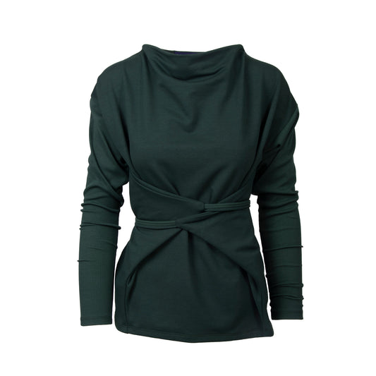 GUILLOTINE Emerald Green Geometric Wrap