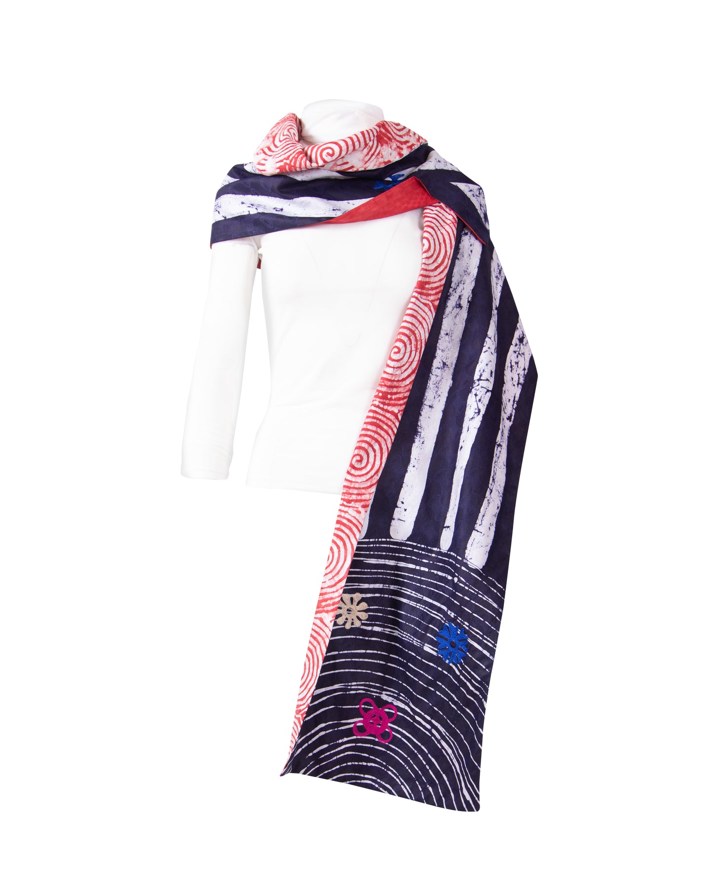 GUILLOTINE x WALDMAN Monarch Andikra Symbol Scarf