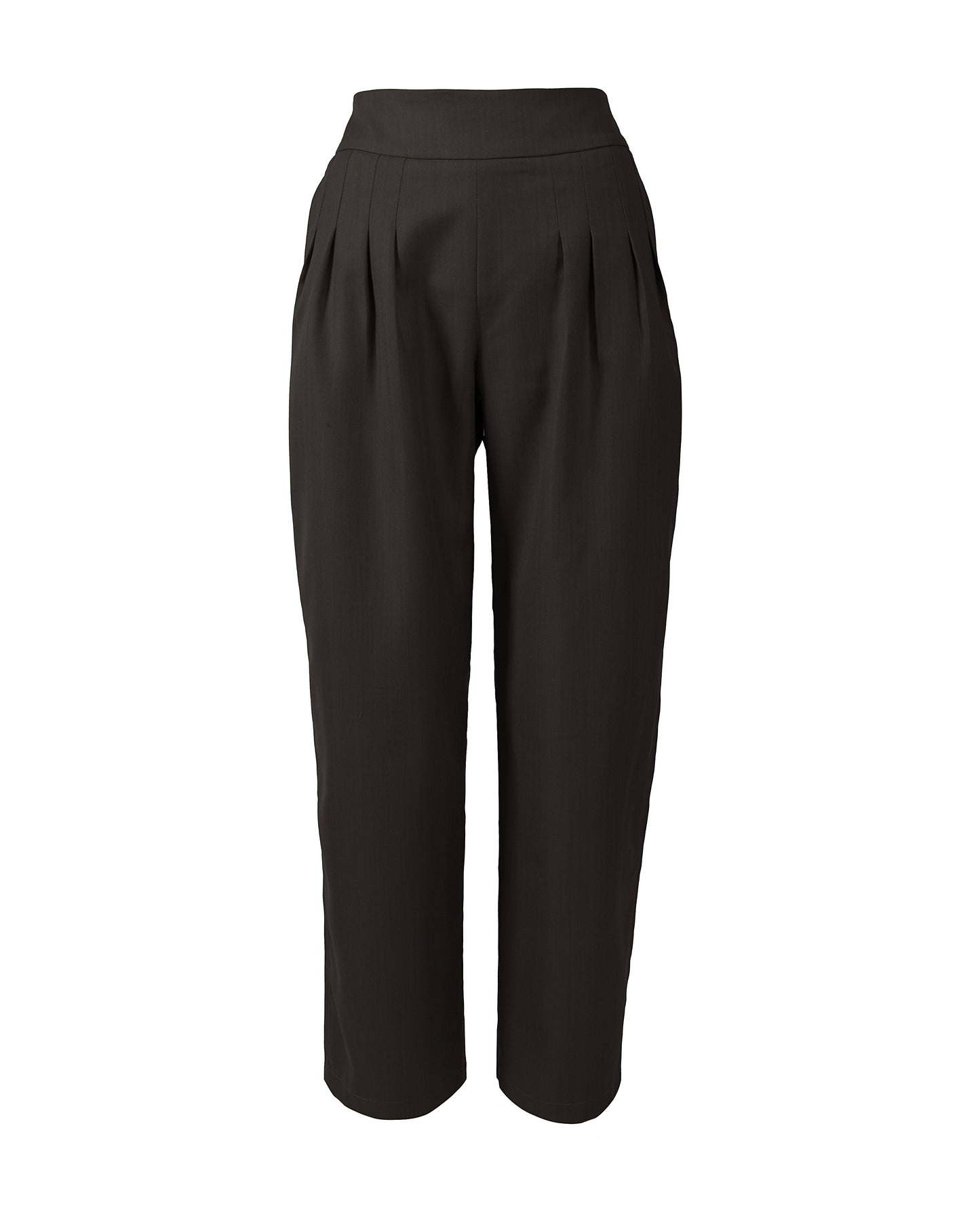 GUILLOTINE Black Pleated Tailored Pants