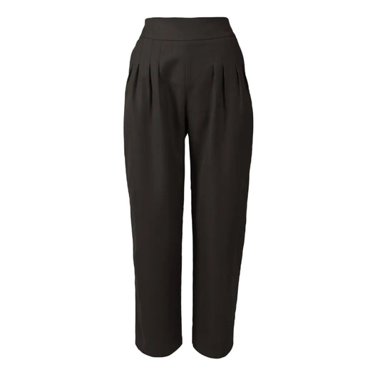 GUILLOTINE Black Pleated Tailored Pants