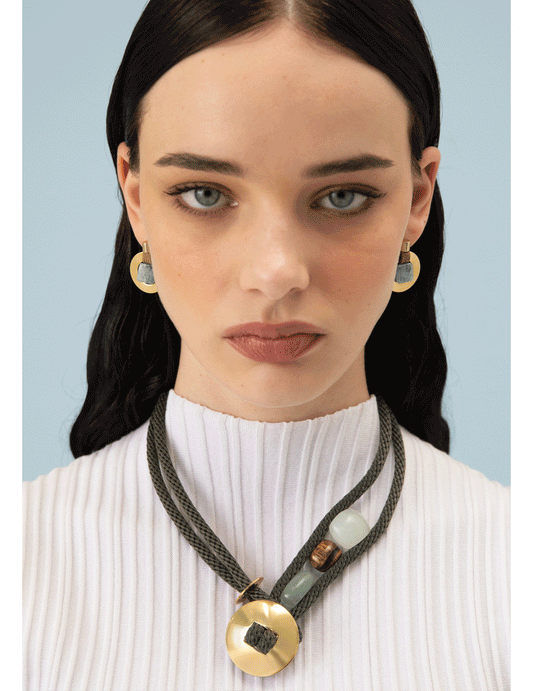 PICHULIK | Ravenna Choker Olive
