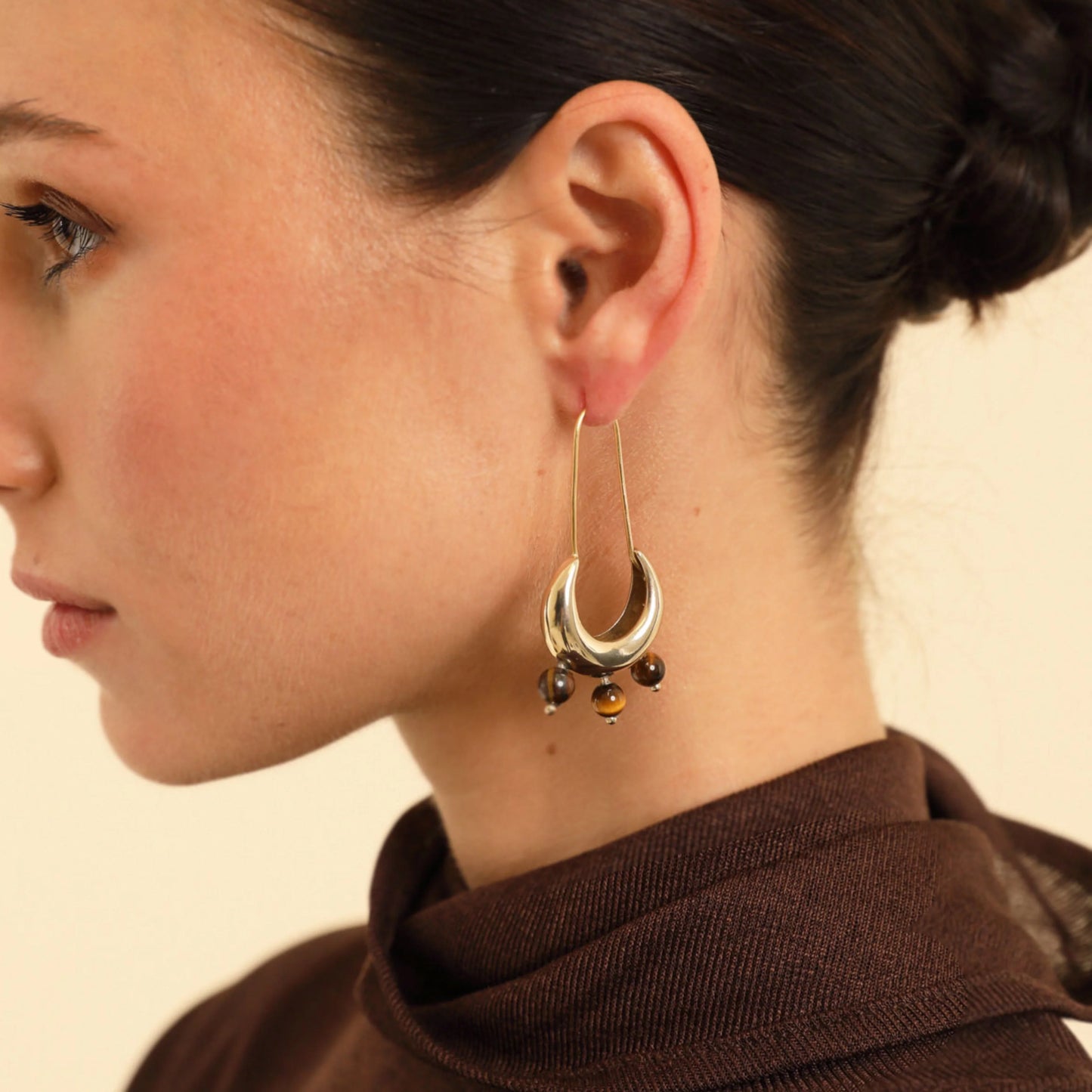 PICHULIK Lua Earrings Tigers Eye
