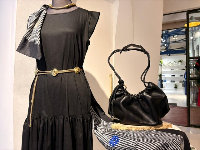 GUILLOTINE Black Frill Dress