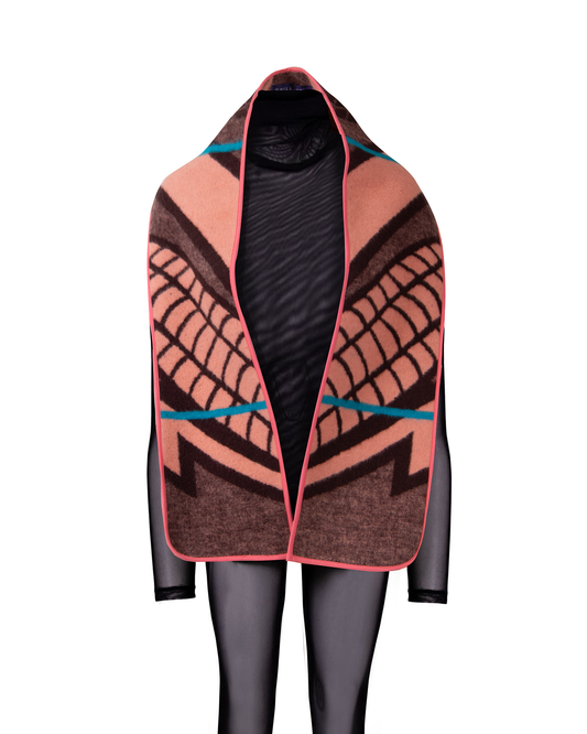 GUILLOTINE Salmon Basotho Scarf