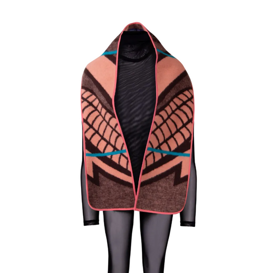 GUILLOTINE Salmon Basotho Scarf