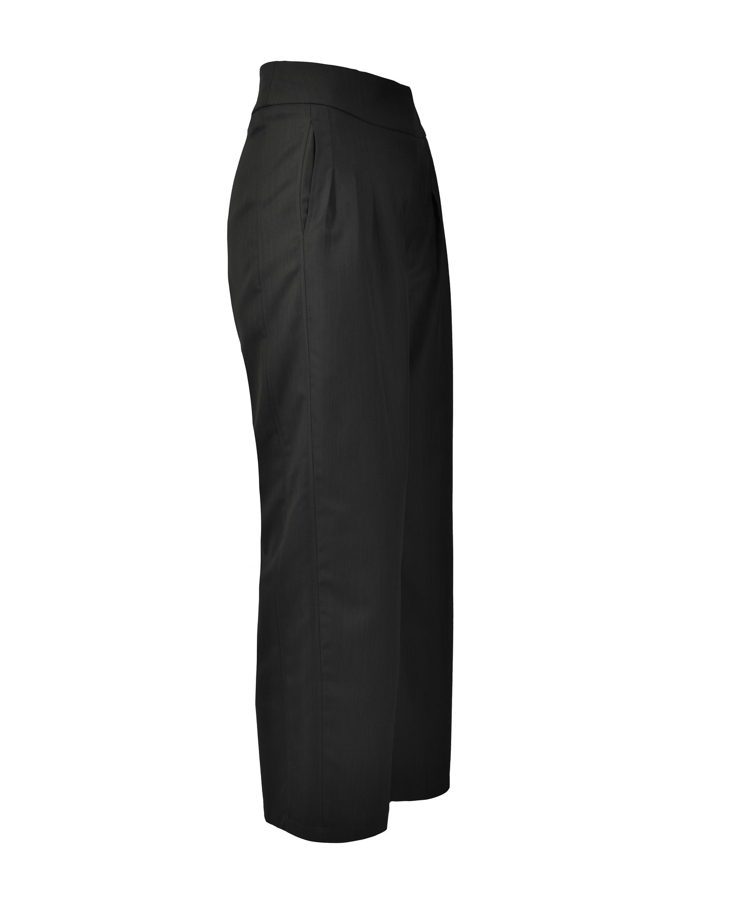 GUILLOTINE Black Pleated Tailored Pants