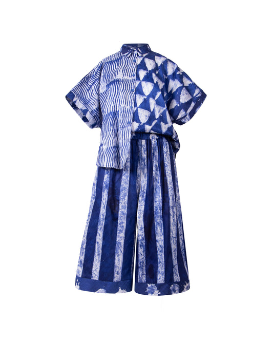 GUILLOTINE x WALDMAN Monarch Pants Blue|White