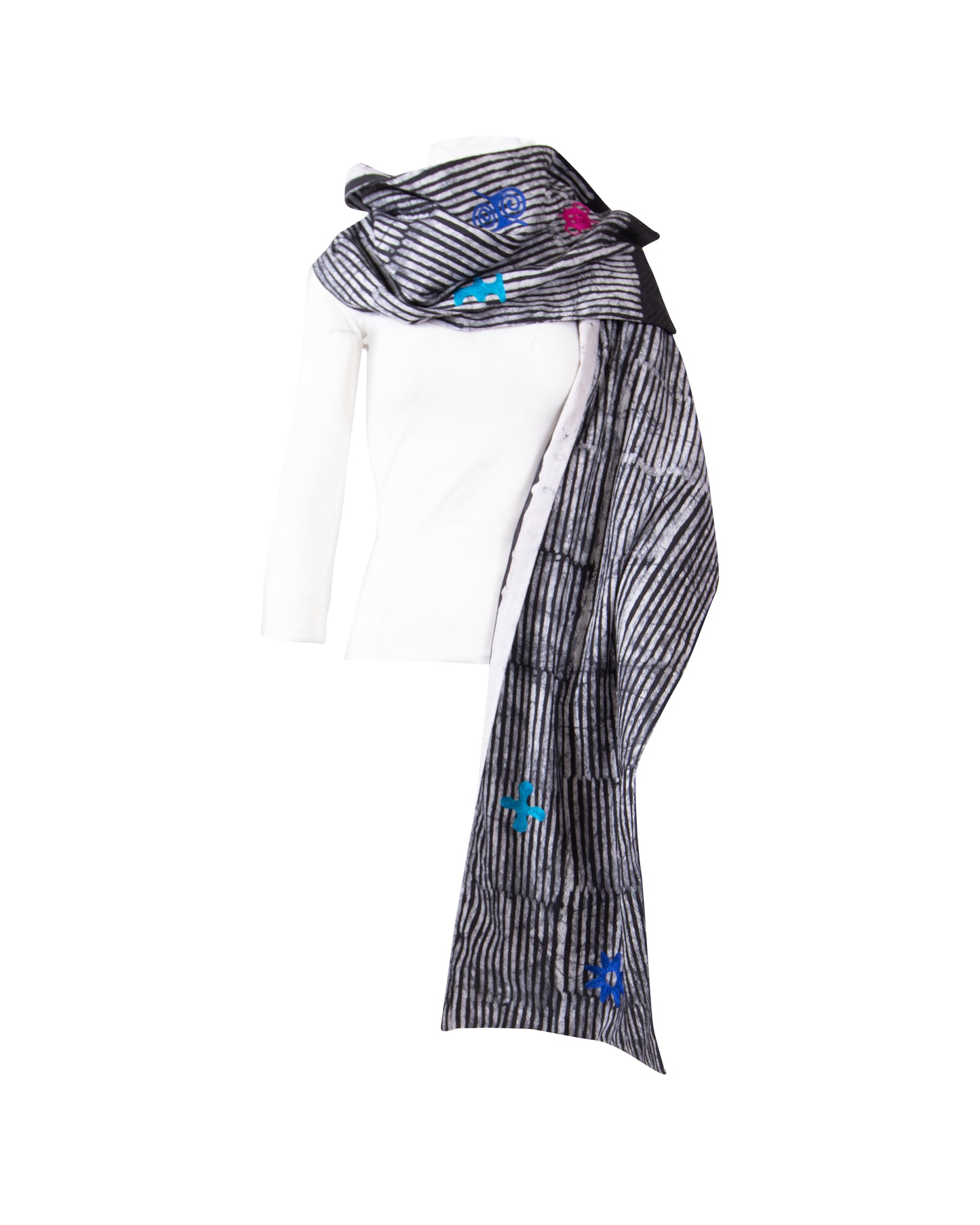 GUILLOTINE x WALDMAN Monarch Andikra Symbol Scarf