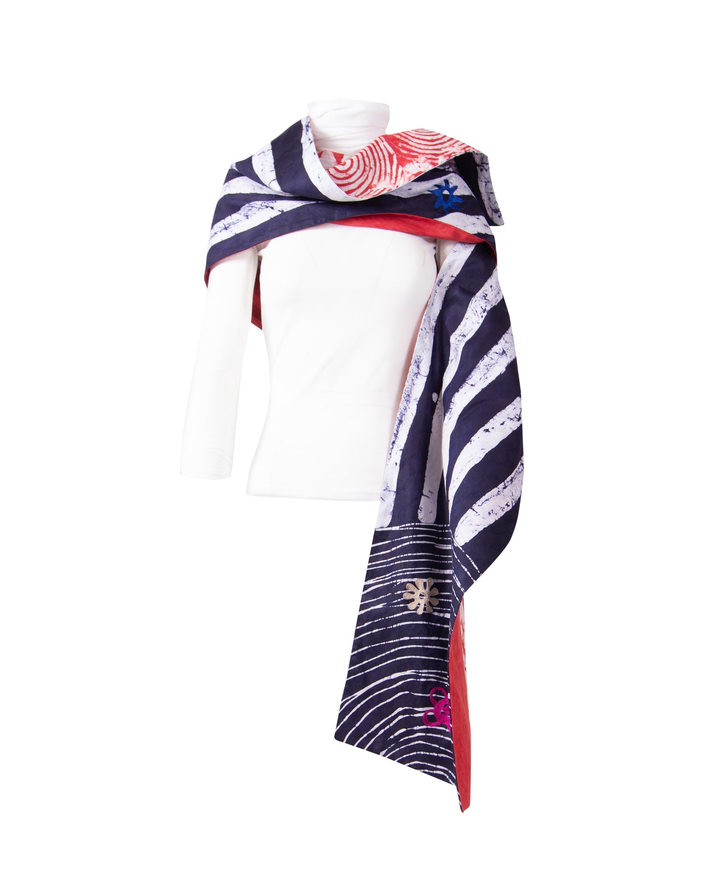 GUILLOTINE x WALDMAN Monarch Andikra Symbol Scarf