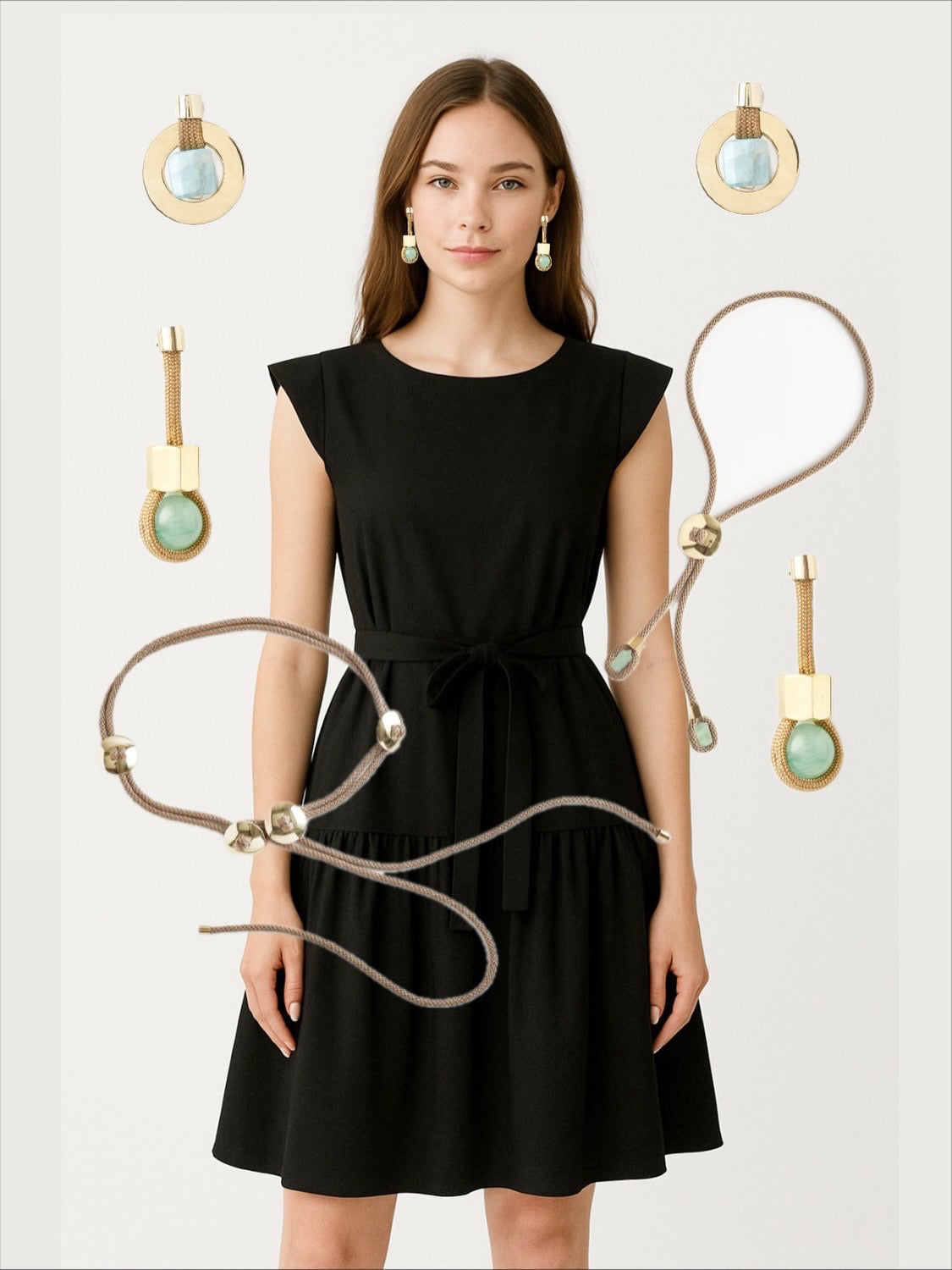 GUILLOTINE Black Frill Dress