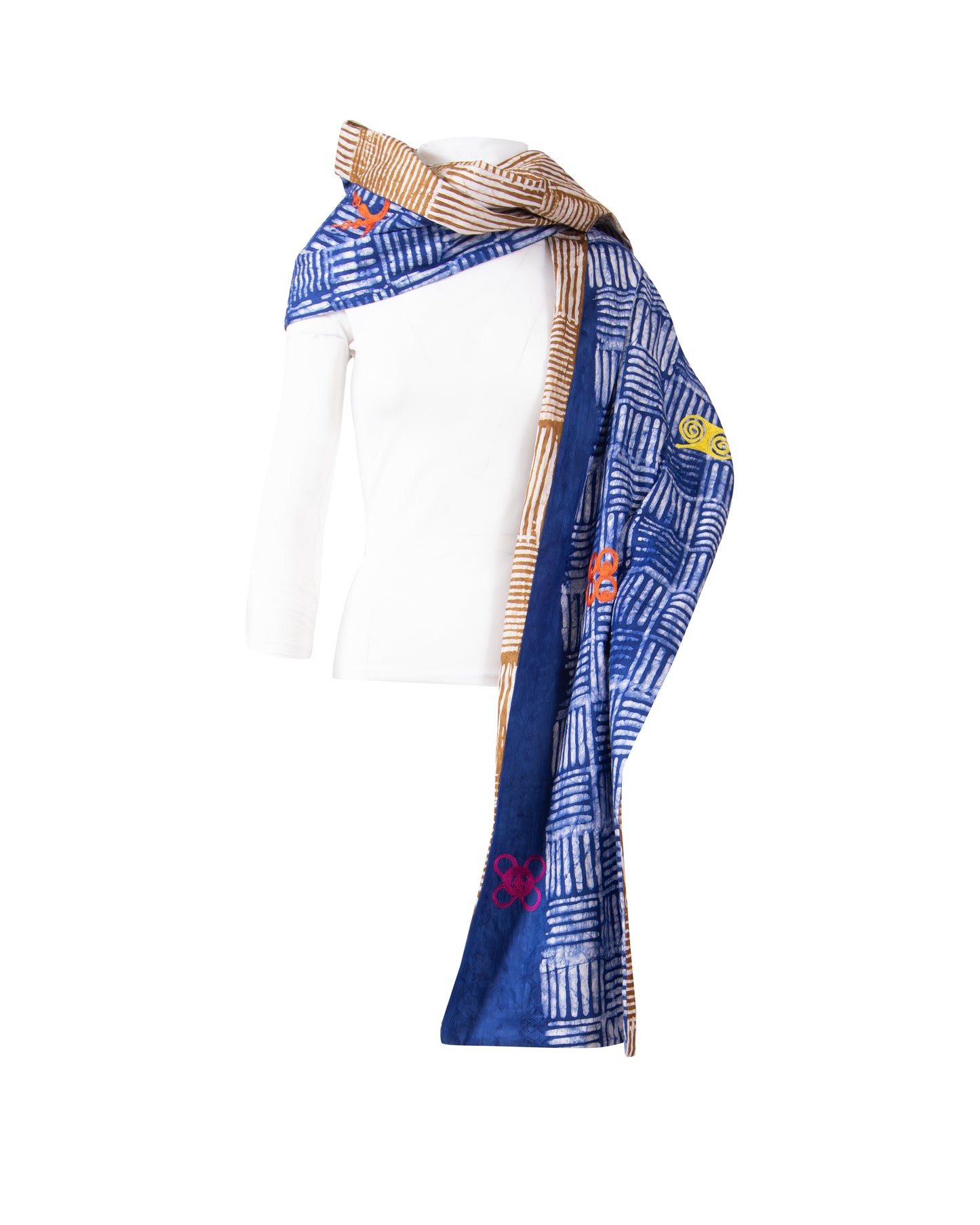 GUILLOTINE x WALDMAN Monarch Andikra Symbol Scarf