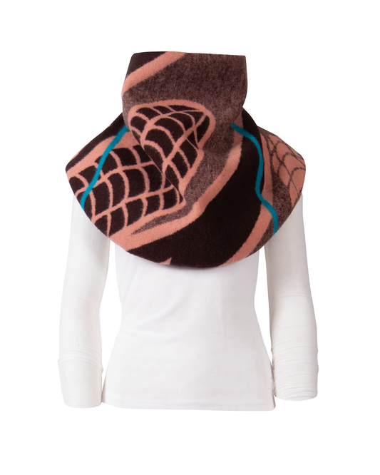 GUILLOTINE Salmon Basotho Neck Warmer