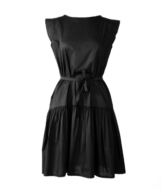 GUILLOTINE Black Frill Dress