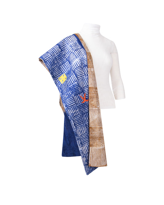 GUILLOTINE x WALDMAN Monarch Andikra Symbol Scarf