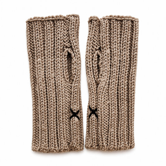 Wrapt x Guillotine | Merino Rib Hand Warmer | Oatmeal
