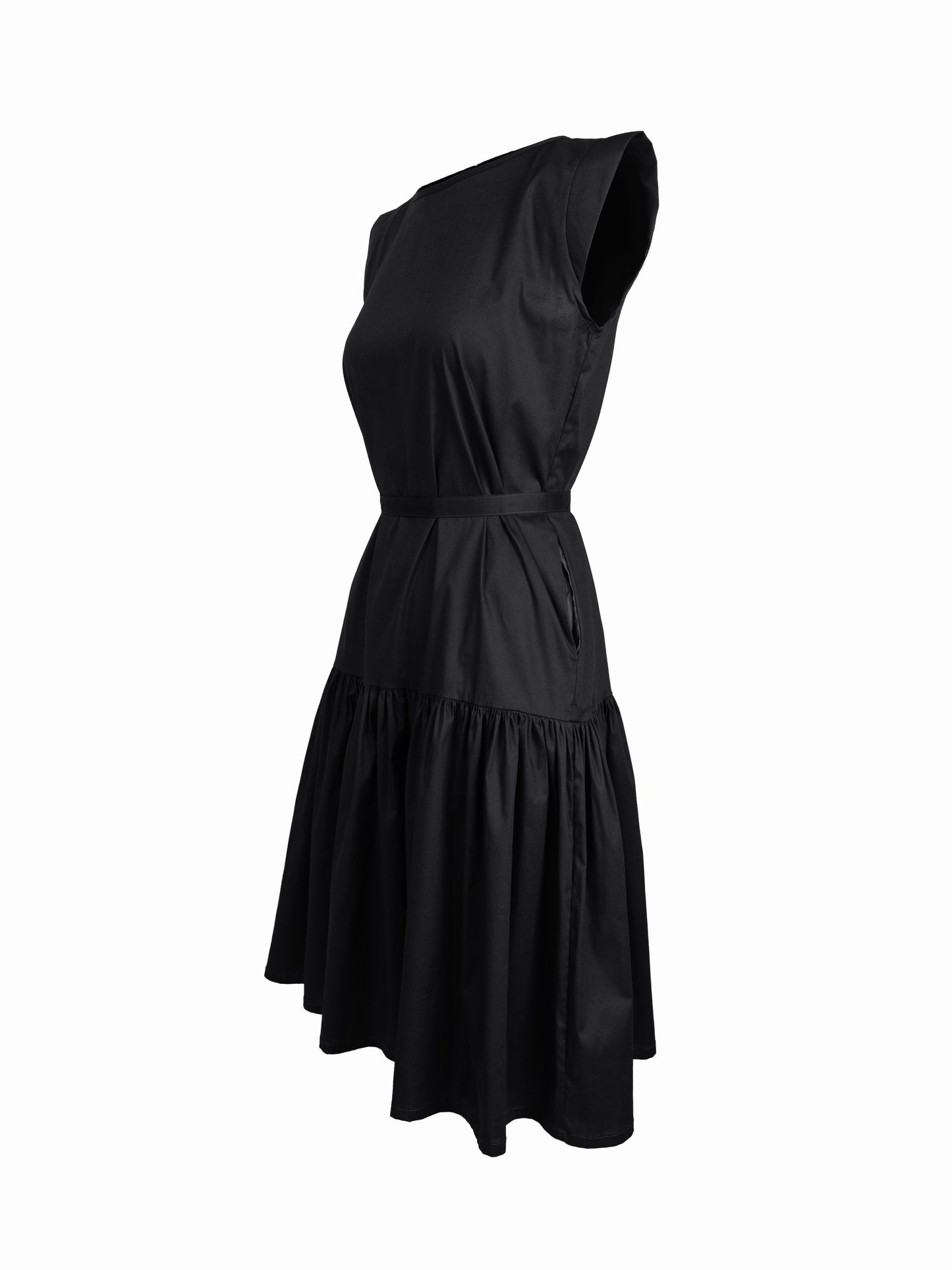 GUILLOTINE Black Frill Dress
