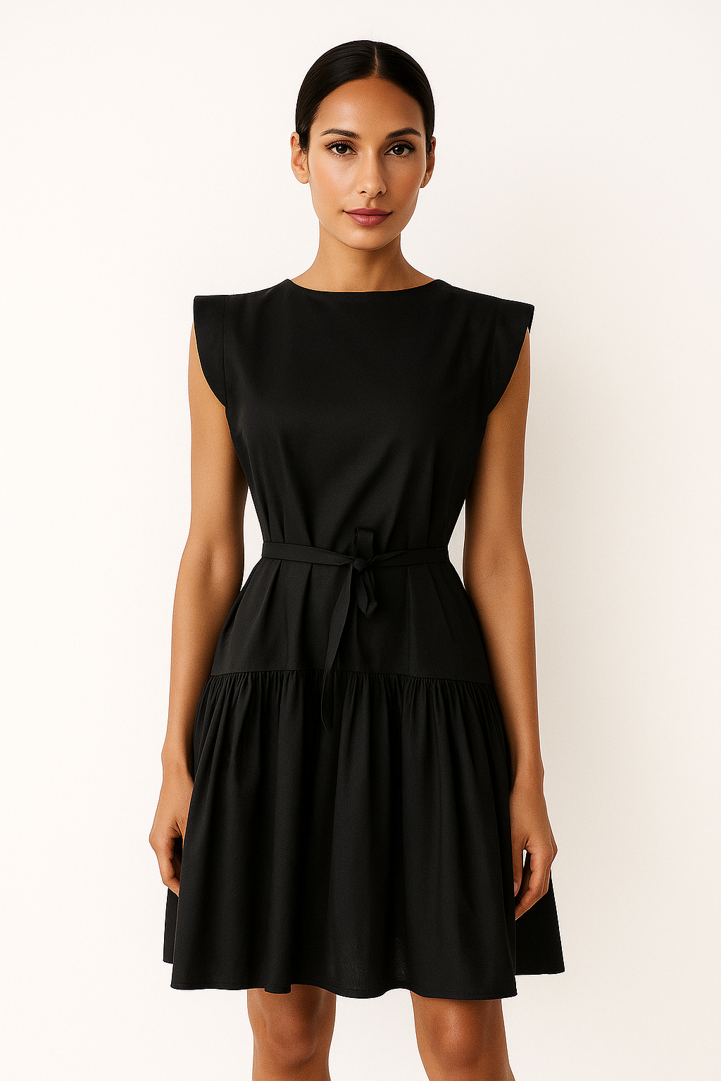 GUILLOTINE Black Frill Dress