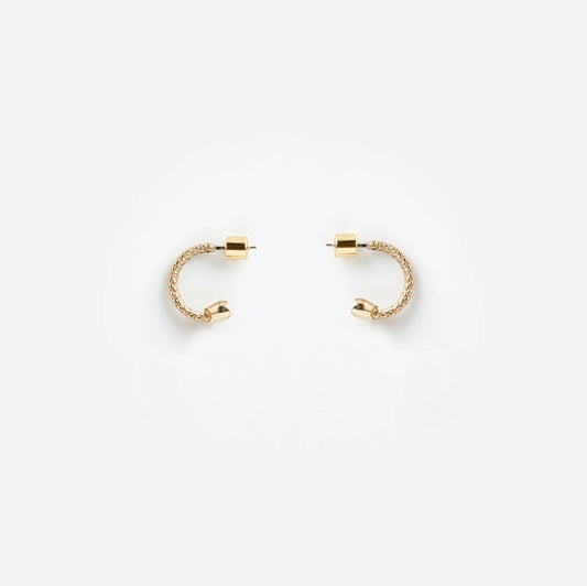 PICHULIK Estrella Hoop Earrings Gold