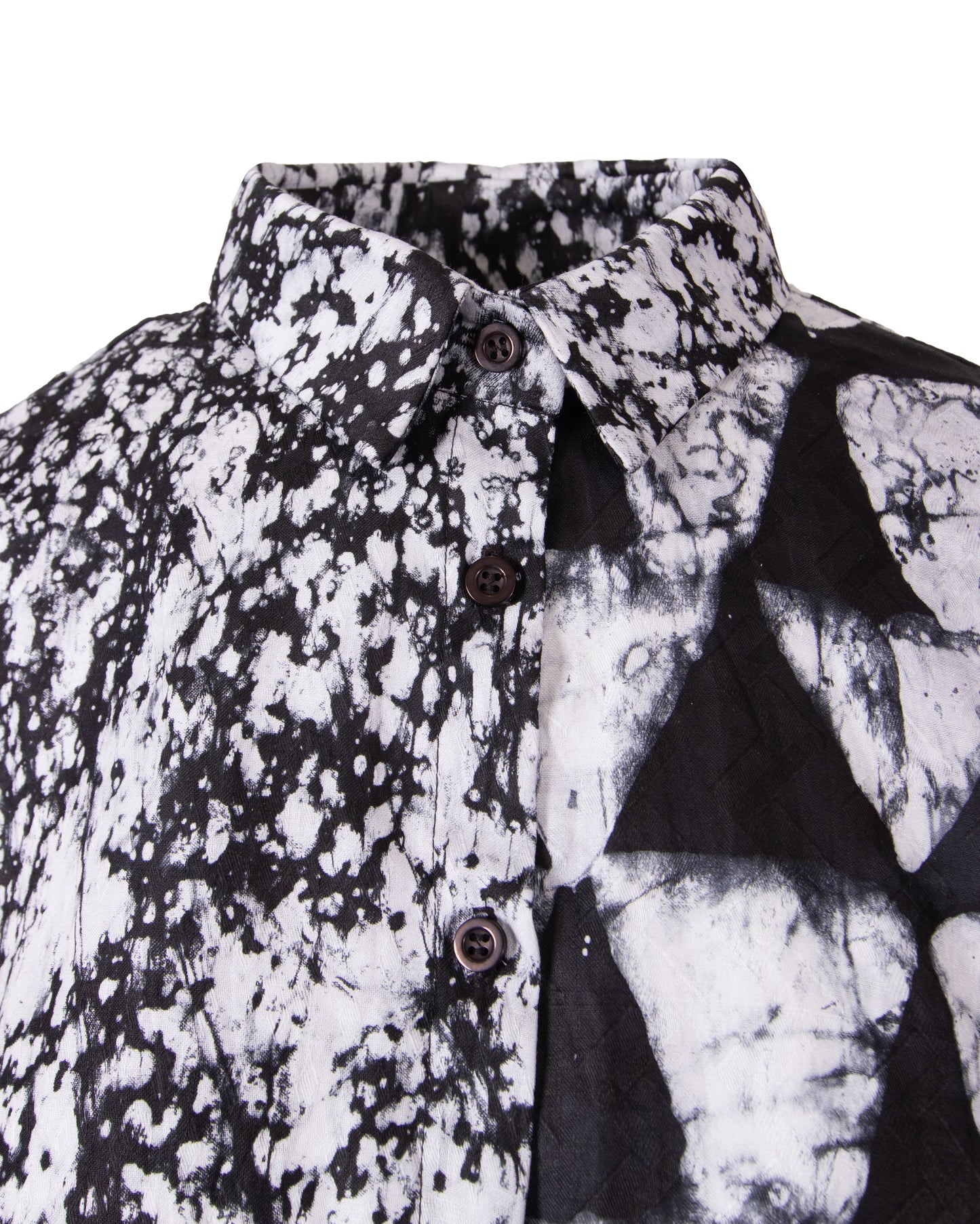 GUILLOTINE x WALDMAN Monarch Shirt Black|White
