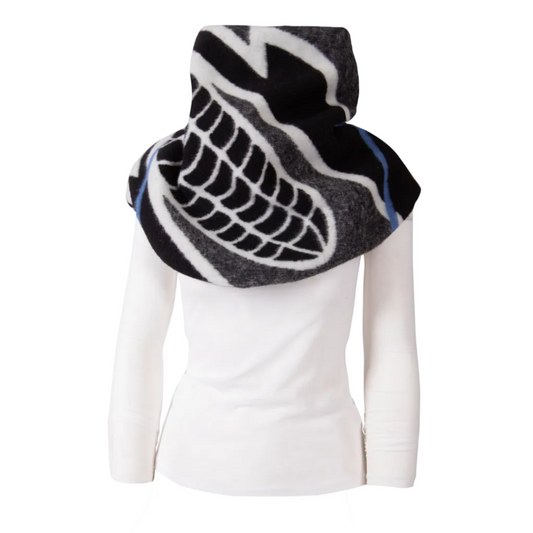 GUILLOTINE Basotho Neck Warmer | Black White