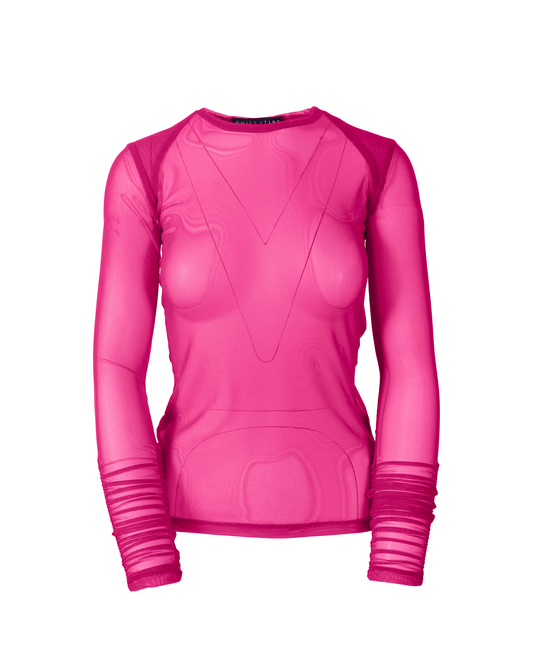 GUILLOTINE Bodystocking Magenta