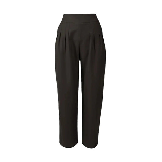 GUILLOTINE Black Pleated Tailored Pants