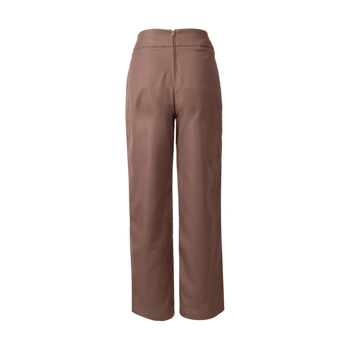 GUILLOTINE Camel Pleated Tailored Pants