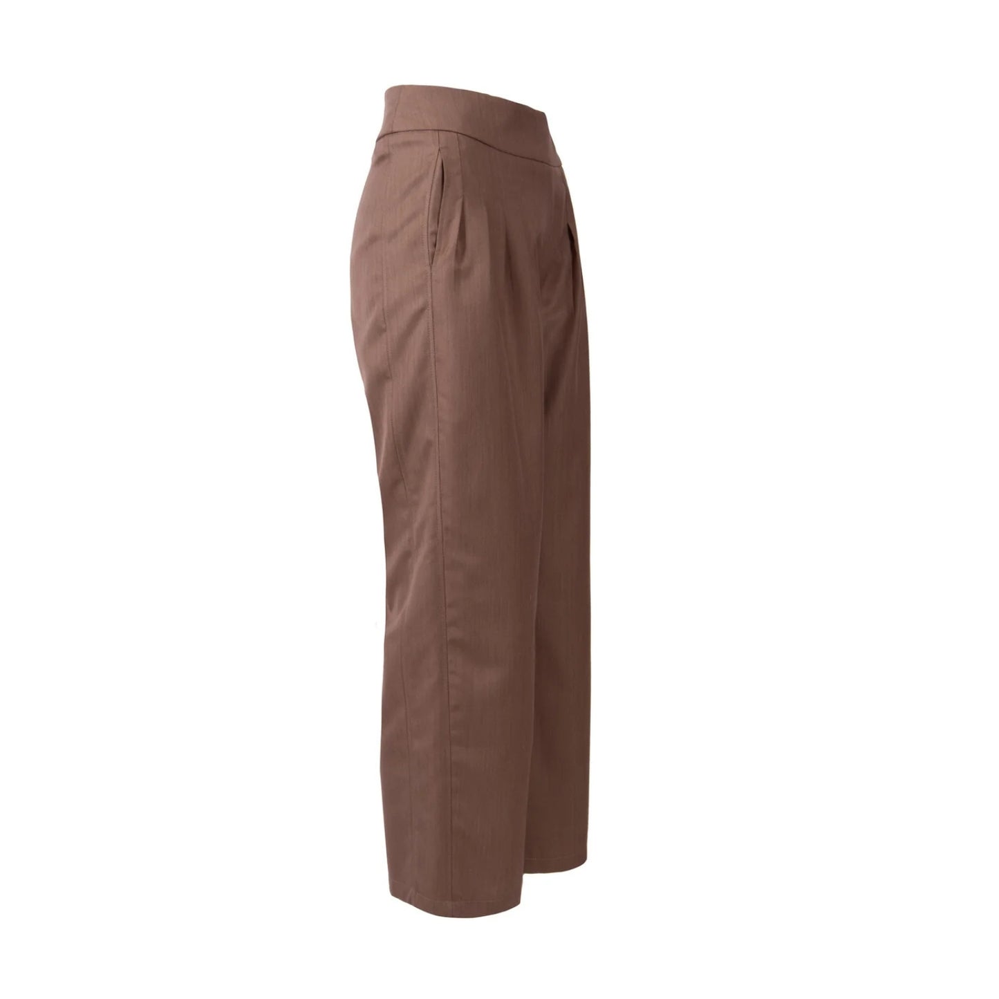 GUILLOTINE Camel Pleated Tailored Pants