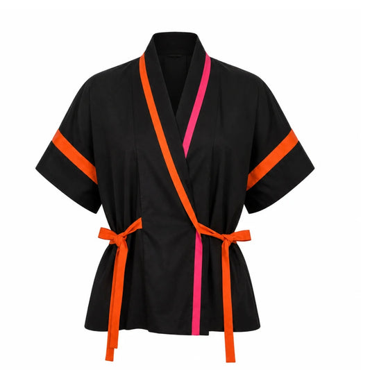 GUILLOTINE Wrap Tie Jacket