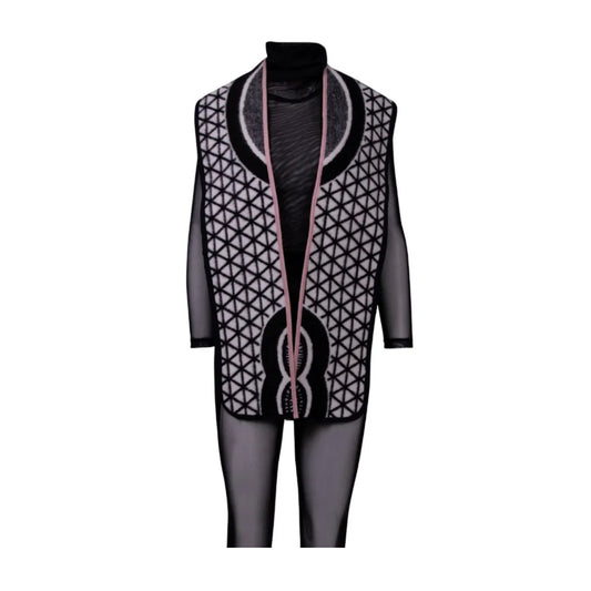 GUILLOTINE Basotho Scarf | White Black