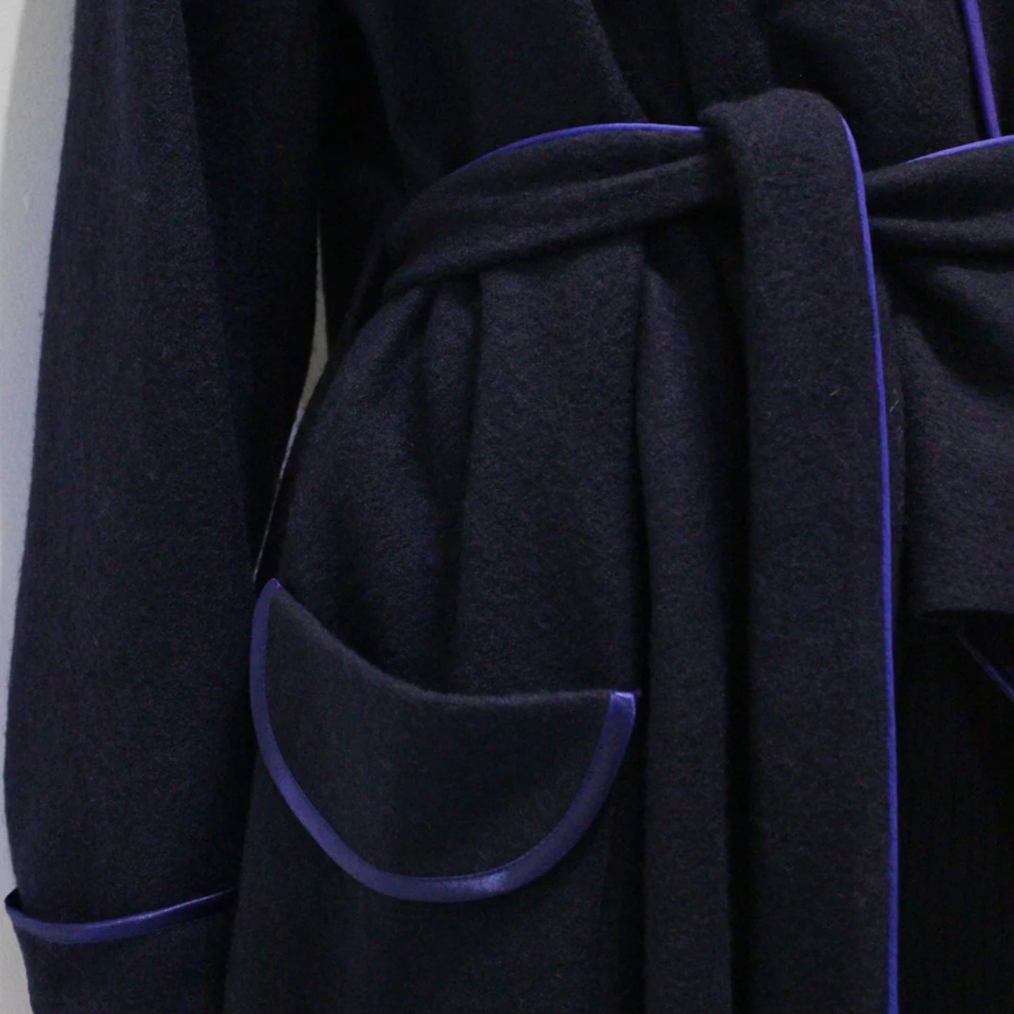GUILLOTINE Boiled Wool Origami Wrap Coat