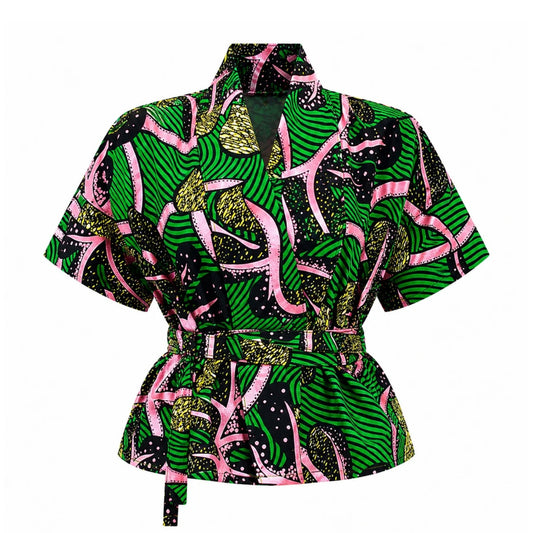 GUILLOTINE Metallic Pink Tree Jacket