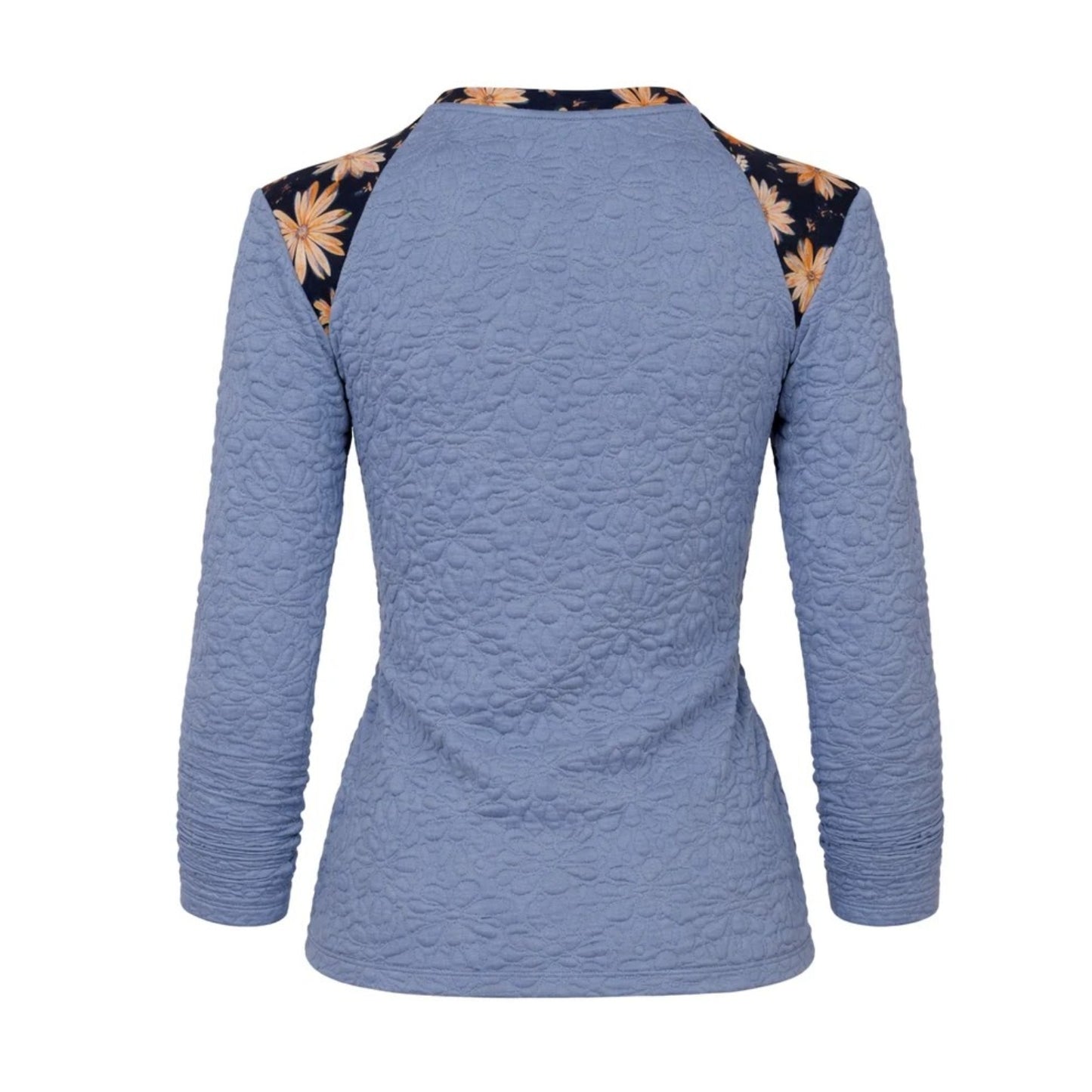 GUILLOTINE Quilted Floral Top