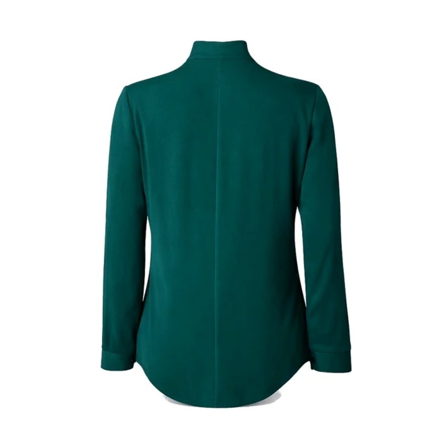 GUILLOTINE Ruffle Neck Shirt Emerald