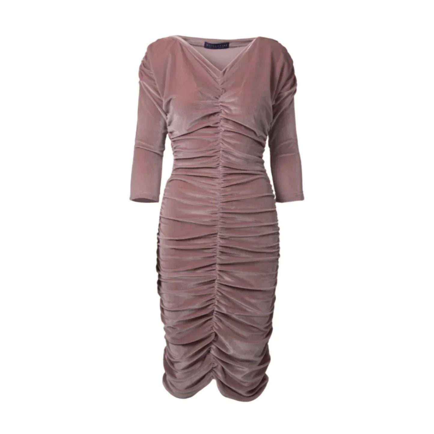 GUILLOTINE Shimmering Ruche Dress