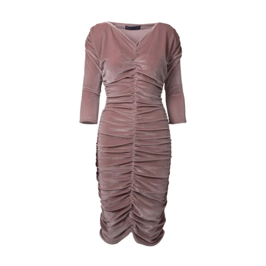 GUILLOTINE Shimmering Ruche Dress