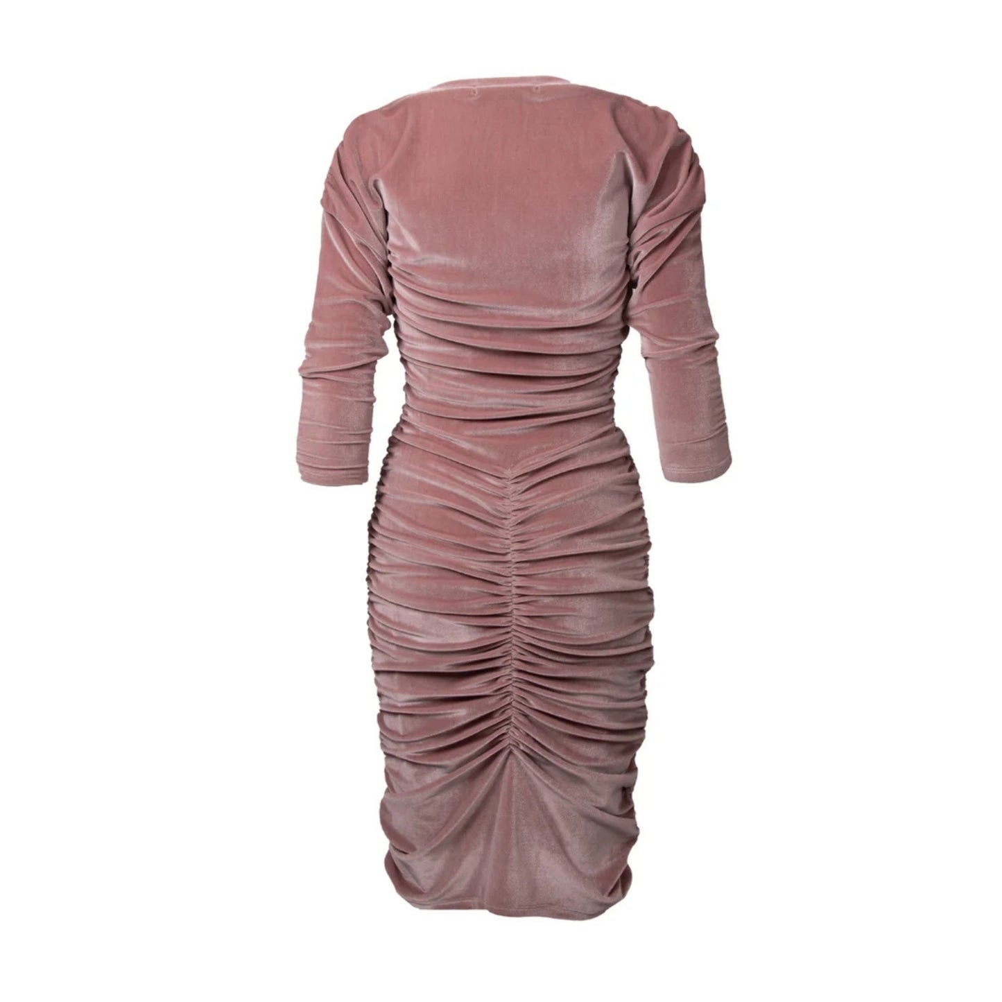 GUILLOTINE Shimmering Ruche Dress