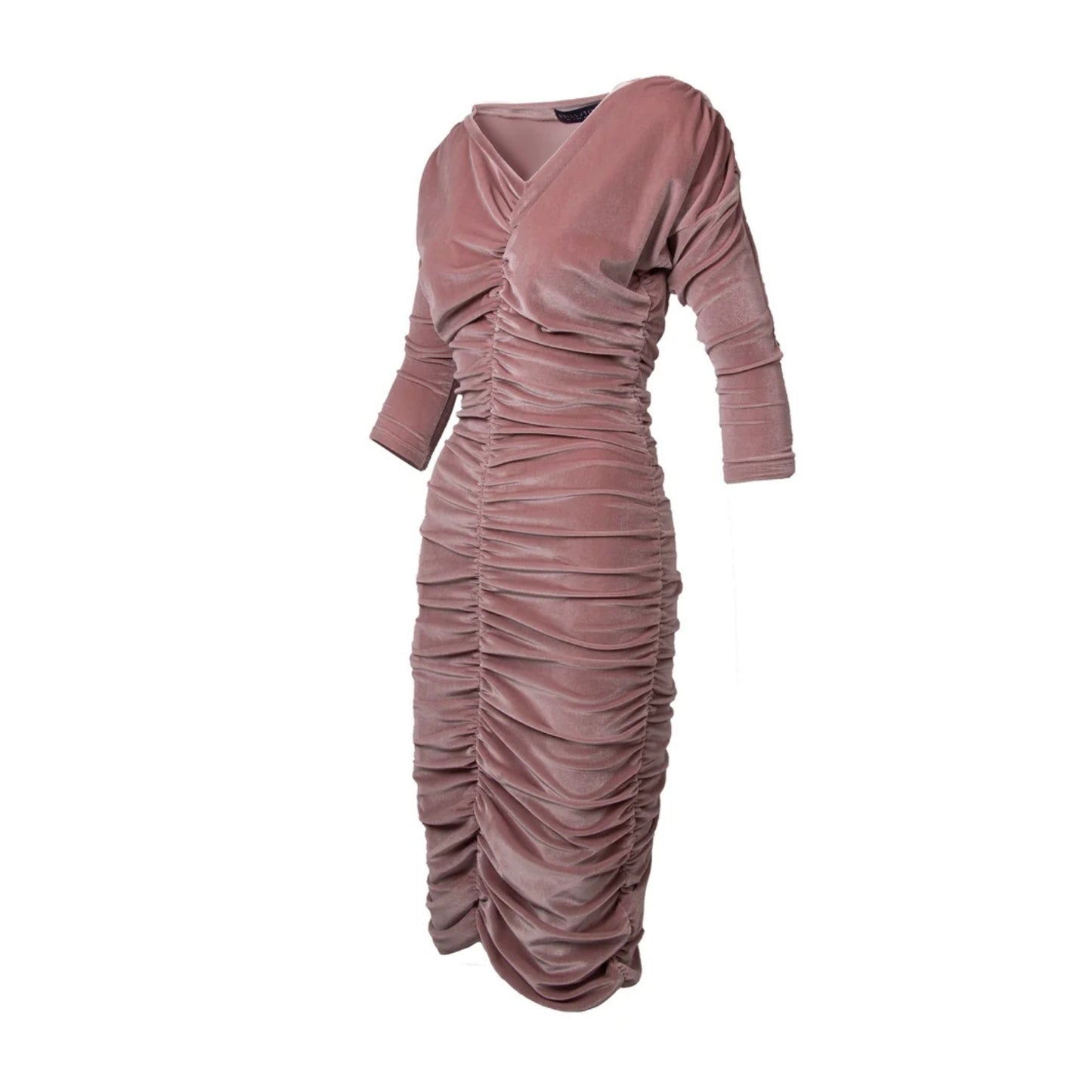 GUILLOTINE Shimmering Ruche Dress